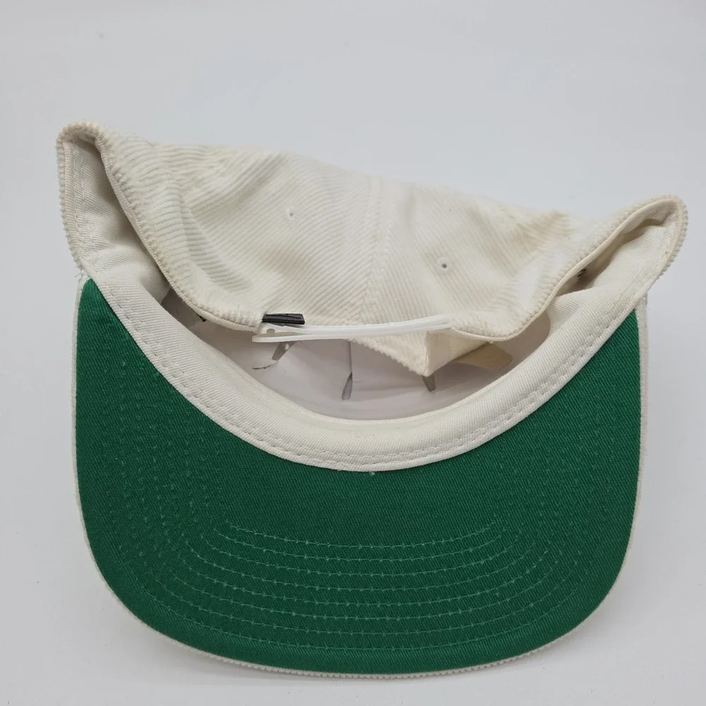 Gatorade x Air Jordan Hat Men White Green Corduroy Jumpman Snap Back Cap New